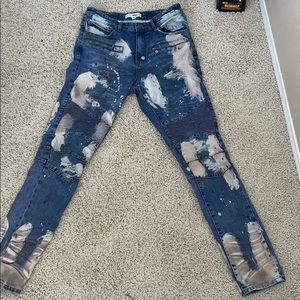 Biker jeans
